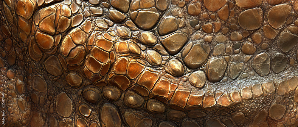 Poster unique textures and patterns of reptile skin showcasing a scaly surface