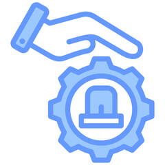Incident Handling Blue Icon