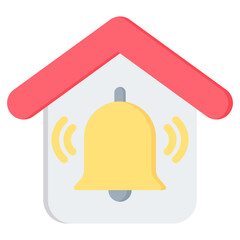 Alarm System Flat Icon