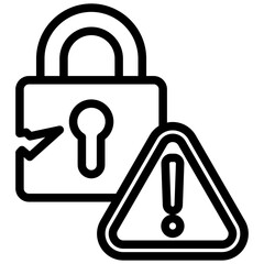 Vulnerability Outline Icon