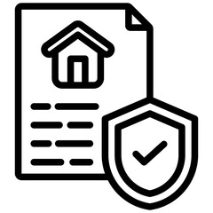 Security Policy Outline Icon