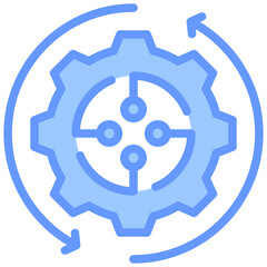 Automation Blue Icon