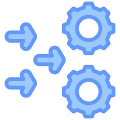 Integration Blue Icon
