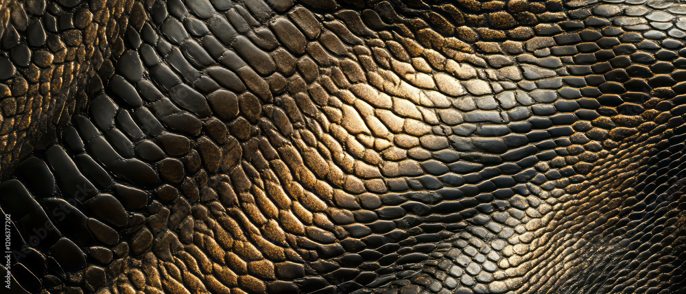 Aufkleber intricate patterns of smooth snake skin showcasing unique textures and scales