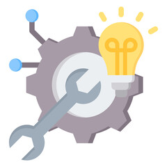 Service Innovation Flat Icon