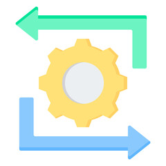 Pivot Flat Icon