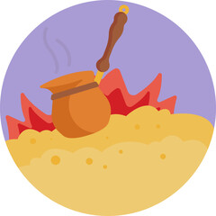 Turkish coffee is a unique coffee preparation method where finely ground coffee beans are simmered with water and sugar in a special pot called a cezve.