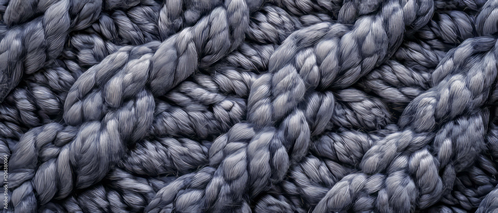 Aufkleber soft and inviting texture of tufted carpet with looped pile in muted gray color
