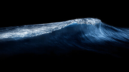 Powerful ocean wave captured in high detail.
