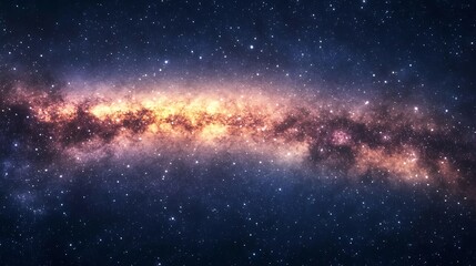 Fototapeta premium Stunning view of a galaxy filled with stars and cosmic dust.