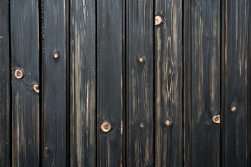 Fototapeta premium Dark stained wood plank background texture