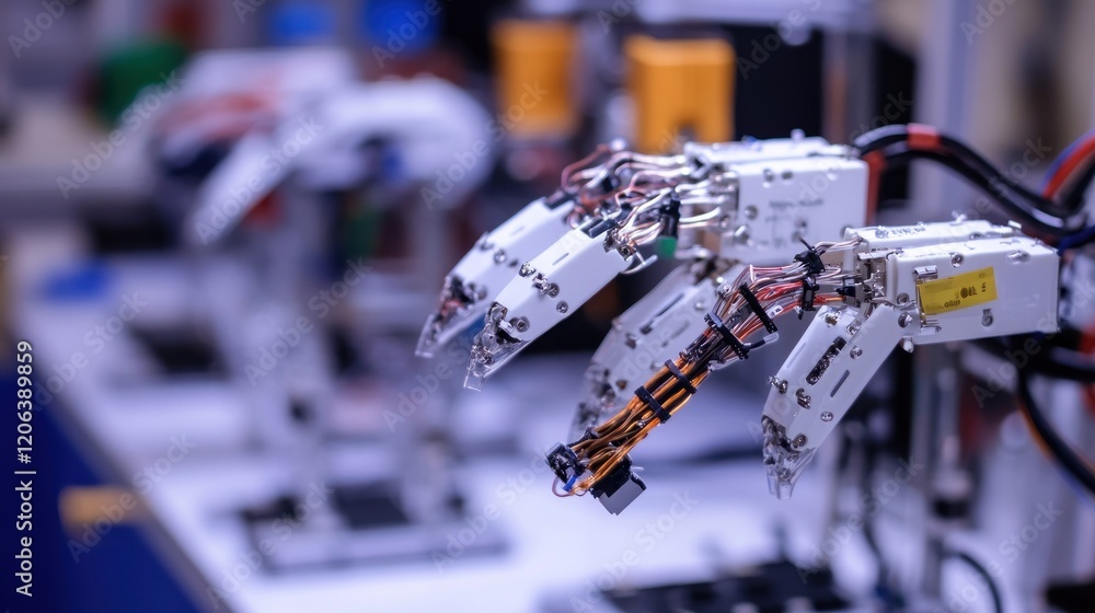 Poster Robotic Arms Showcase Advanced Automation Technology