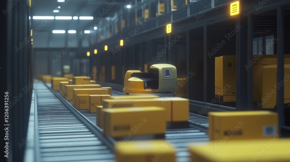 Poster Automated Warehouse Robotic Package Handling System