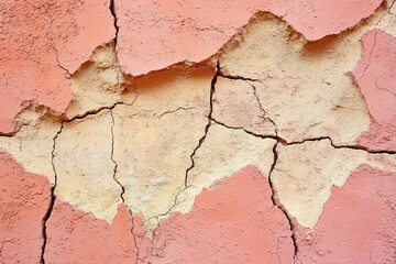 Obraz premium Cracked and weathered wall texture