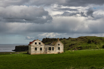 Fototapeta premium Abandon house in Iceland, ring road