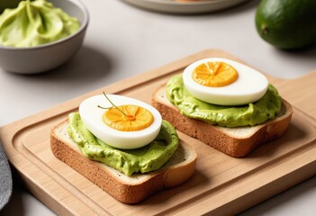 sandwich with avocado and tomato