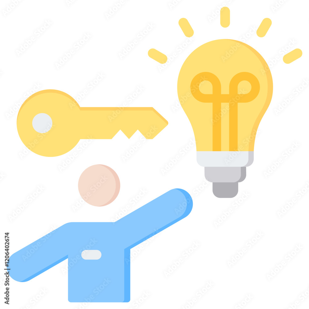 Poster Problem Solving Flat Icon