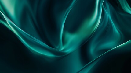 Obraz premium A sophisticated abstract gradient background with deep blues and greens.featuring rich color transitions.emphasizing a sense of mystery and luxury.ideal for high-end branding