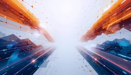 energy of fractal realms background design