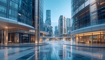 Fototapeta premium modern office building