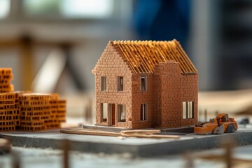 Construction photography  capturing brick building projects in the construction industry