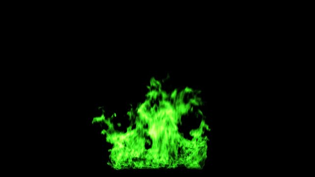 Fire 04 Loop Green HD