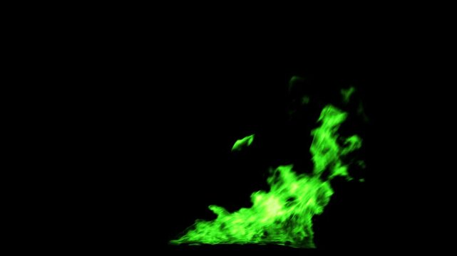 Fire 05 Loop Green HD