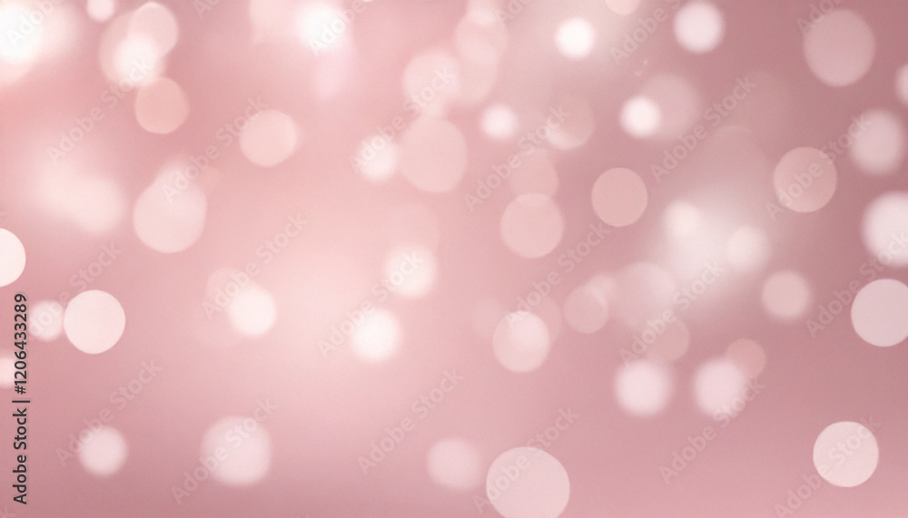 Poster a minimalistic light pink background with a soft bokeh effect and gentle glow, creating a serene and