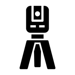 total station Solid icon