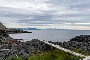 Neck Point Park Finn Beach popular Nanaimo spot for dive classes in Strait of Georgia