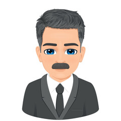 Portrait or face of charismatic middle age man