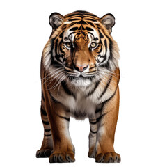 Obraz premium tiger isolated on a white transparent background