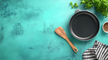 A futuristic induction cooktop shown from above on a pastel teal surface, with bright lighting for detail.