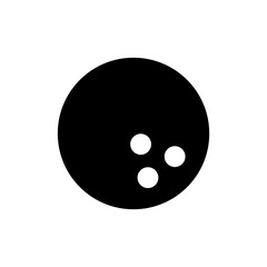 Bowling icon vector illustration. bowling ball and pin sign and symbol.