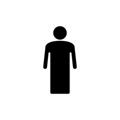 Man icon vector illustration. male sign and symbol. human symbol