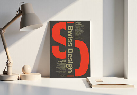 Contemporary Swiss Typography Poster Layout