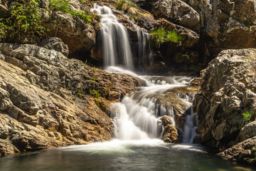 Fototapeta premium Cachoeira na cidade de São João D’Aliança, região da chapada dos Veadeiros, Estado de Goiás, Brasil