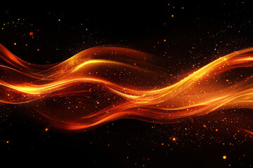 Fototapeta premium A Dynamic light trails symbolize business growth and creativity in design