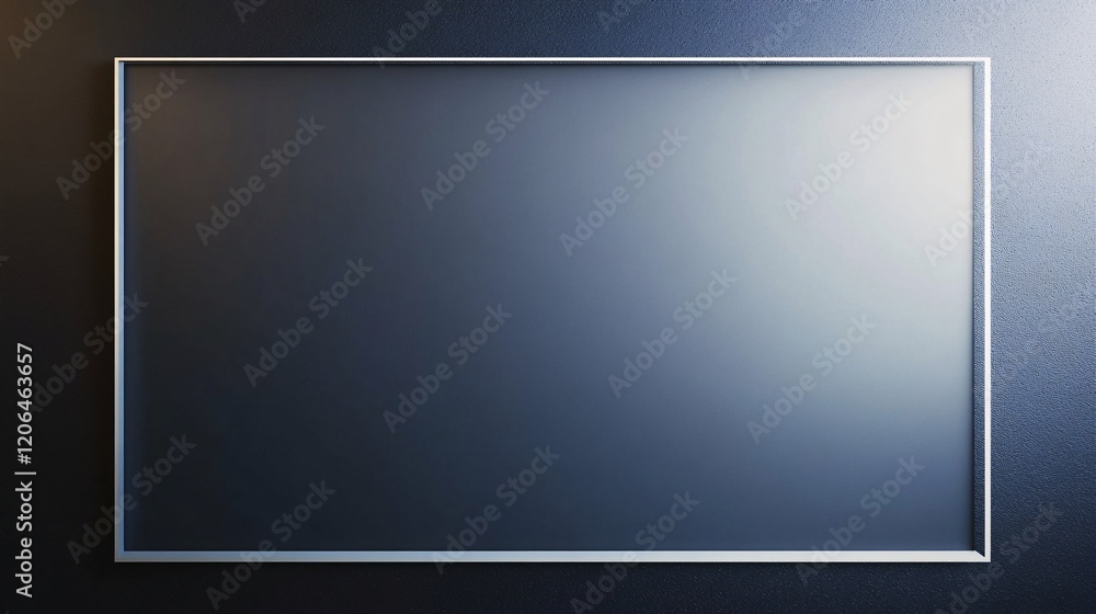 Aufkleber Modern frame showing gradient background on dark wall