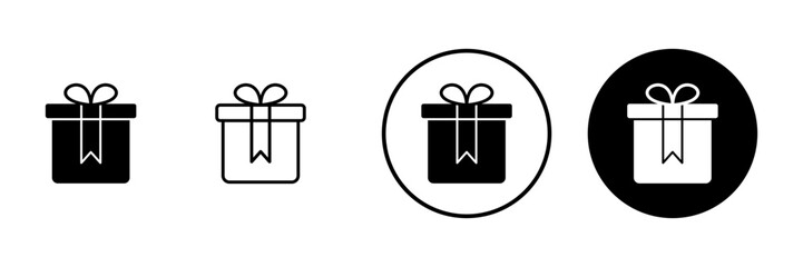 Gift icon vector. gift sign and symbol. birthday gift