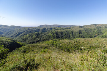Naklejka premium paisagem natural na cidade de São João D’Aliança, região da chapada dos Veadeiros, Estado de Goiás, Brasil