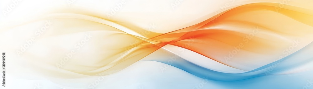 Poster dynamic abstract background with flowing wavy lines and vibrant colors