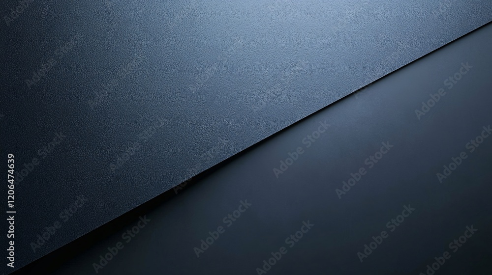 Poster Abstract background showing diagonal line dividing two blue surfaces with different textures