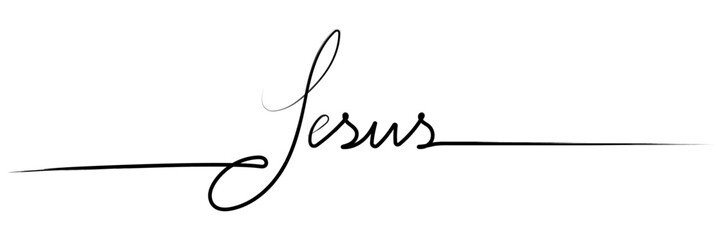 Hand-drawn Christian inscription 