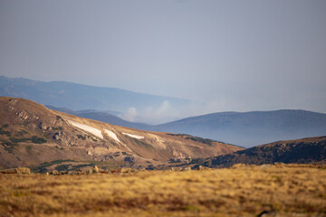 Colorado Rocky Mountains Forest Fire Smoke