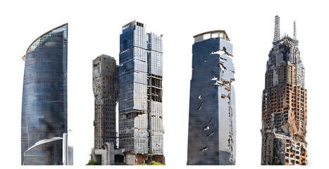 Destroyed Skyscrapers