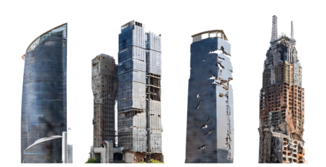 Destroyed Skyscrapers