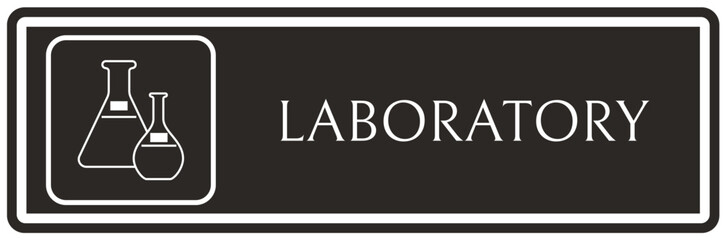 Laboratory sign