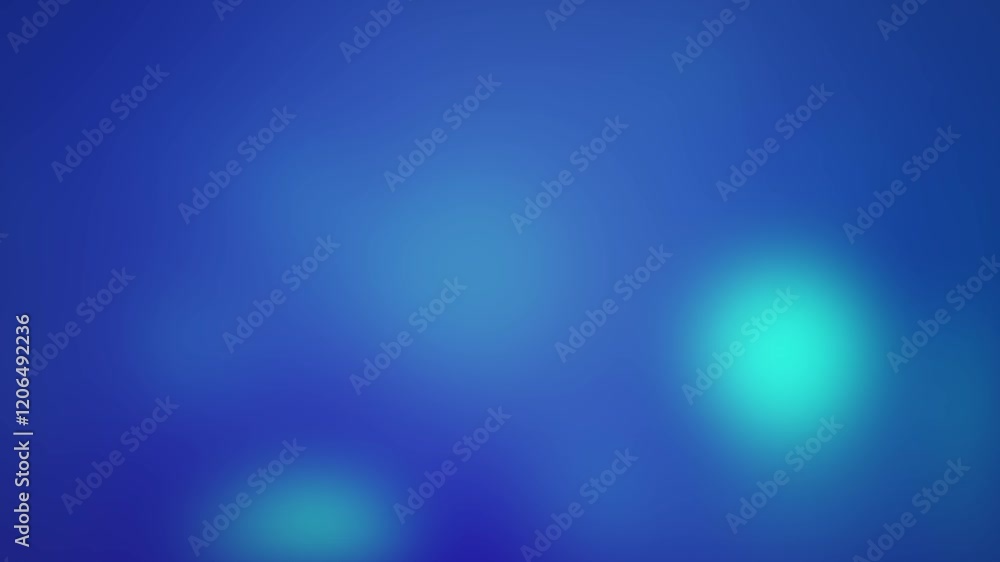 Wall mural turquoise bursts on shifting blue gradient 4k loop features a shifting blue gradient atmosphere with