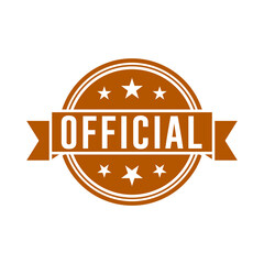 Official Stamp Graphic design vector element simple and modern